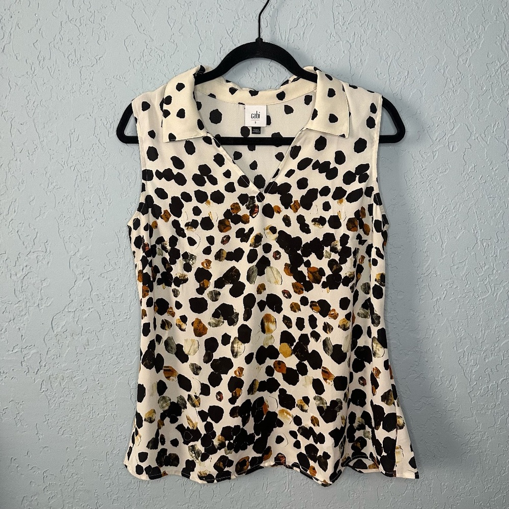 CAbi Printed Blouse | Size S | Gently Used
